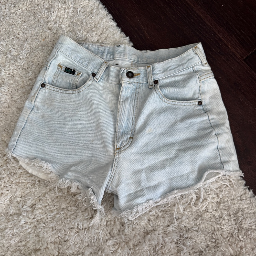Vintage Lee High Rise Denim Shorts from Denim by Orlee